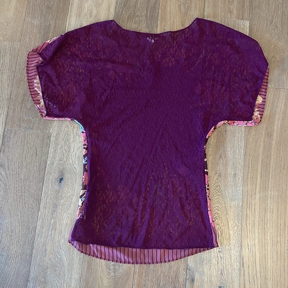 Free People Floral Lace Top - Small - Picture 5 of 6